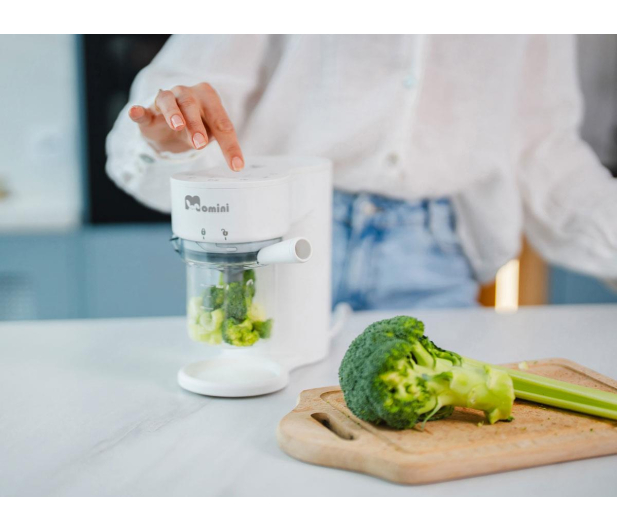 MOMINI Multiblender parowy YummyMaker 5w1 ze szklaną misą - 1588374 - zdjęcie 7